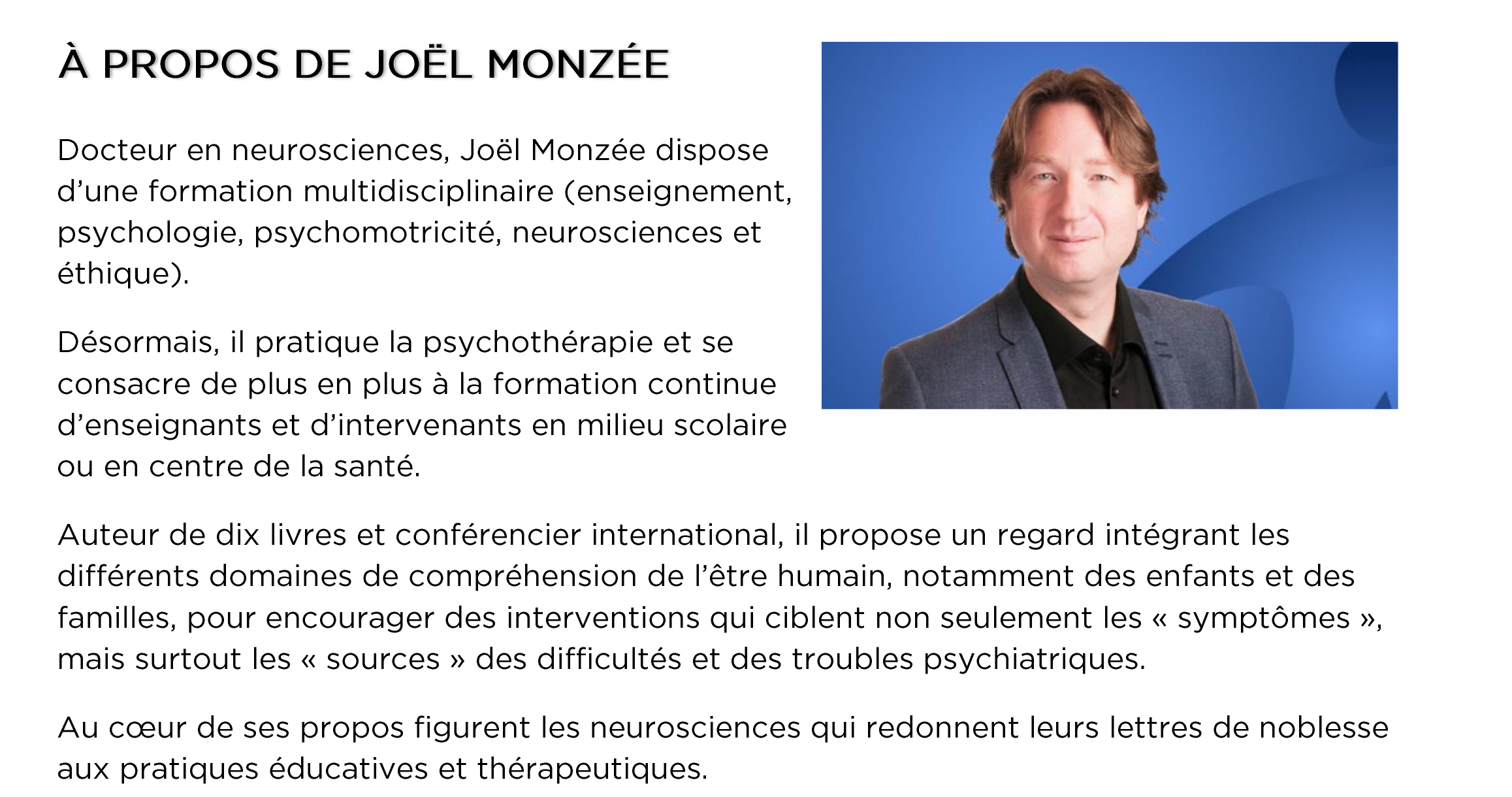 Conférence NDL - Joel Monzée novembre 2021